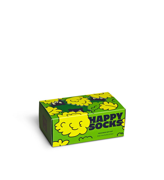 Zestaw skarpetek dziecięcych Happy Socks Kids 3-Pack Peek-A-Boo Gift Set P000335